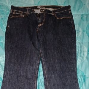 Old navy "the flirt" dark denim size 12 Long never worn